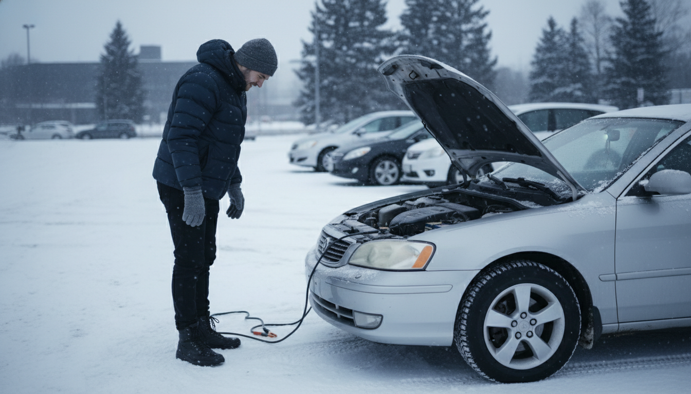 한파가 ‘꽝’! 내 차 배터리 방전 위험? 10년 차가 겪고 깨달은 겨울철 차량 관리 필수템 5가지!